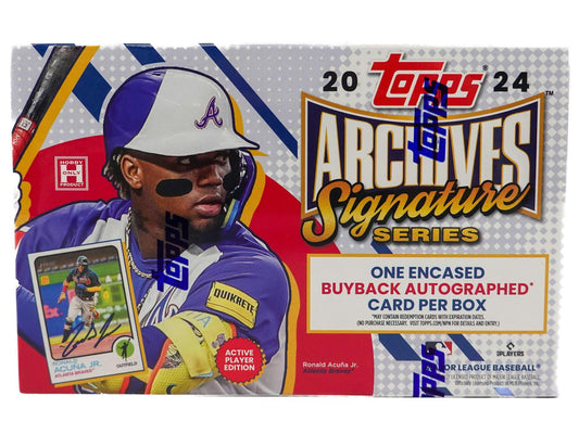 2024 Topps Archives Signature Series Hobby Box
