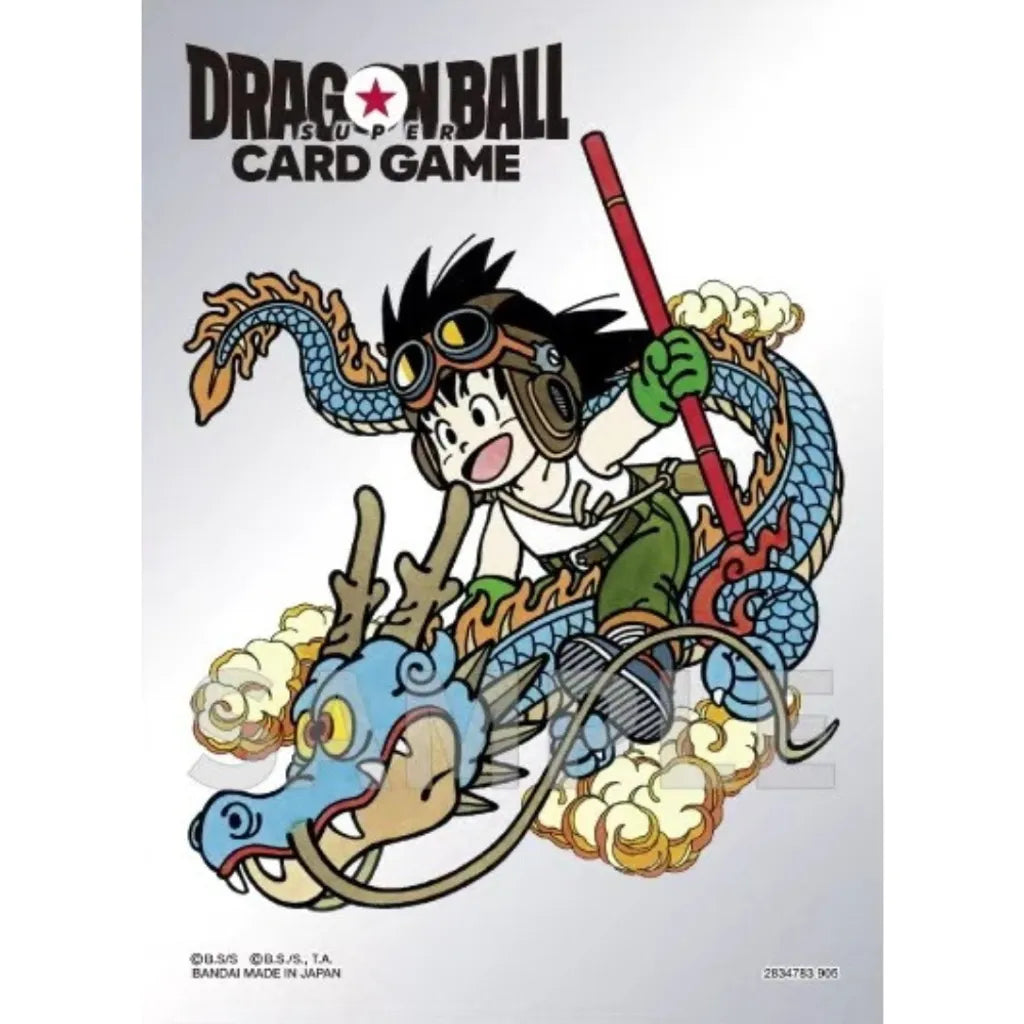 Bandai - Dragon Ball Super Card Game Fusion World Official Card Sleeves - 64CT - Son Goku & Dragon