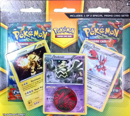 Pokemon - XY - Furious Fists Double Blister Pack - Electivire/Dusknoir/Scizor