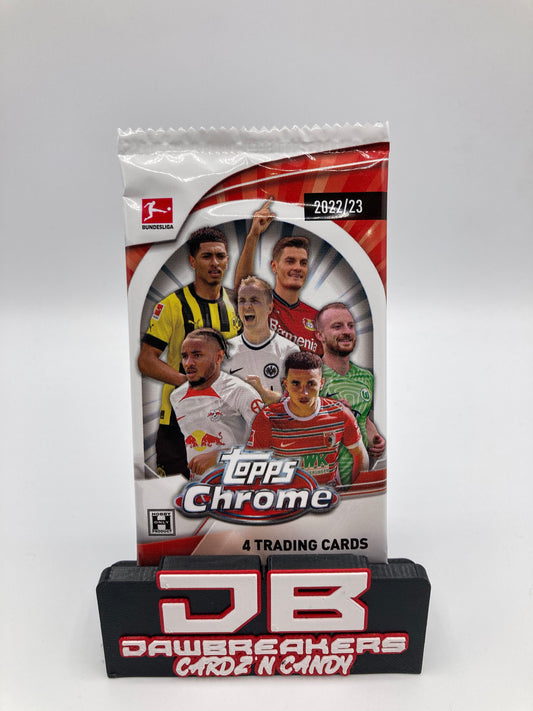 2022-23 Topps Chrome Soccer Bundesliga Hobby Pack