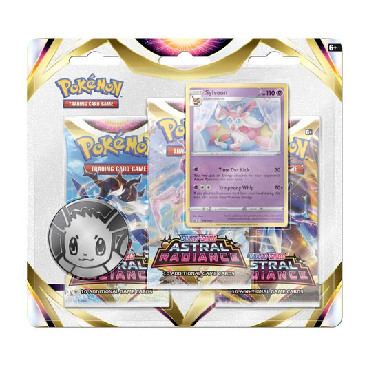 Pokemon - Sword & Shield - Astral Radiance - 3 Pack Booster - Sylveon