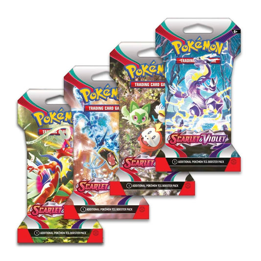 Pokemon - Scarlet And Violet - Base Set - Sleeved Booster Pack - Styles Vary