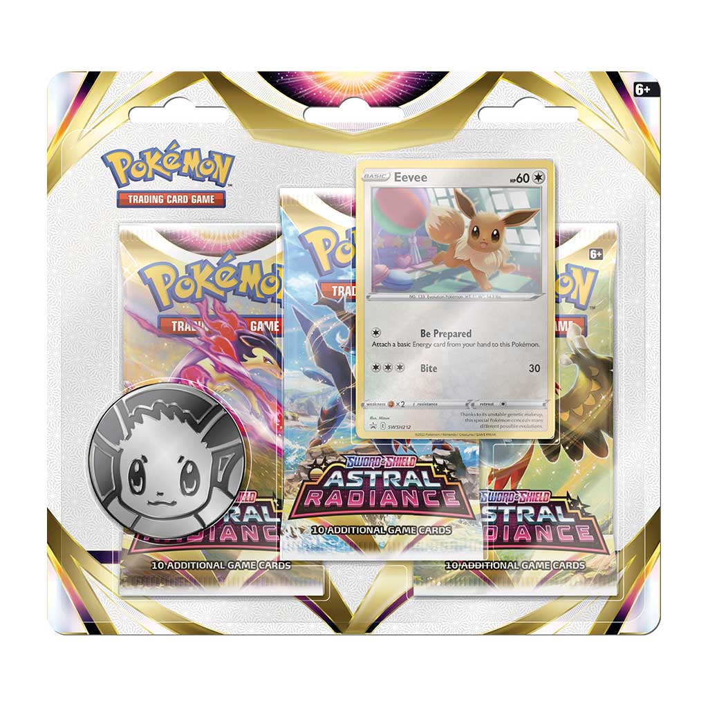 Picture of Pokémon - Sword & Shield - Astral Radiance - 3 Pack Booster Pack - Styles May Vary
