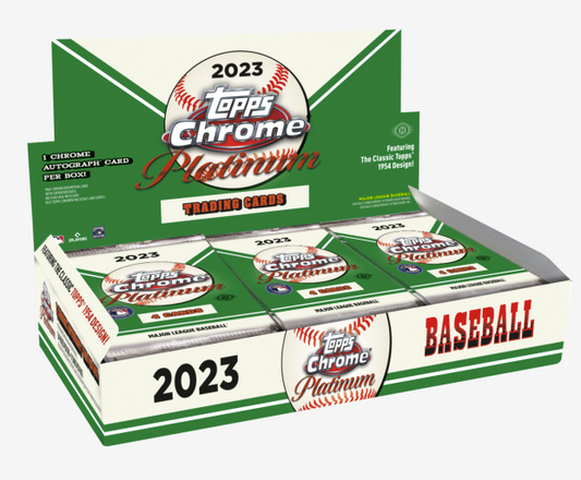 2023 Topps Chrome Platinum '54 Baseball Hobby Box