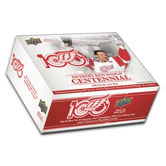 2025-26 Upper Deck Red Wings Centennial Box