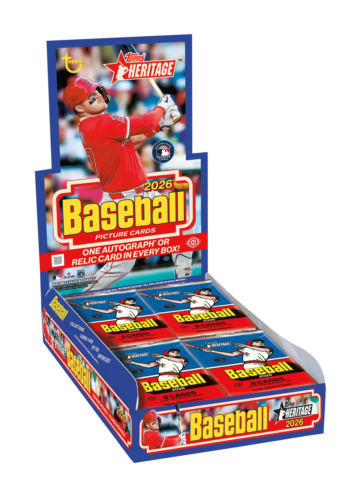 2026 Topps Heritage MLB Baseball Hobby Box