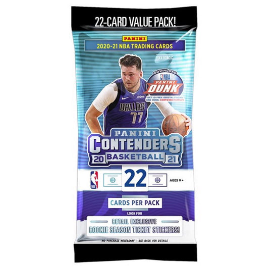 2020-21 Panini Contenders NBA Basketball Cello/Hanger Pack