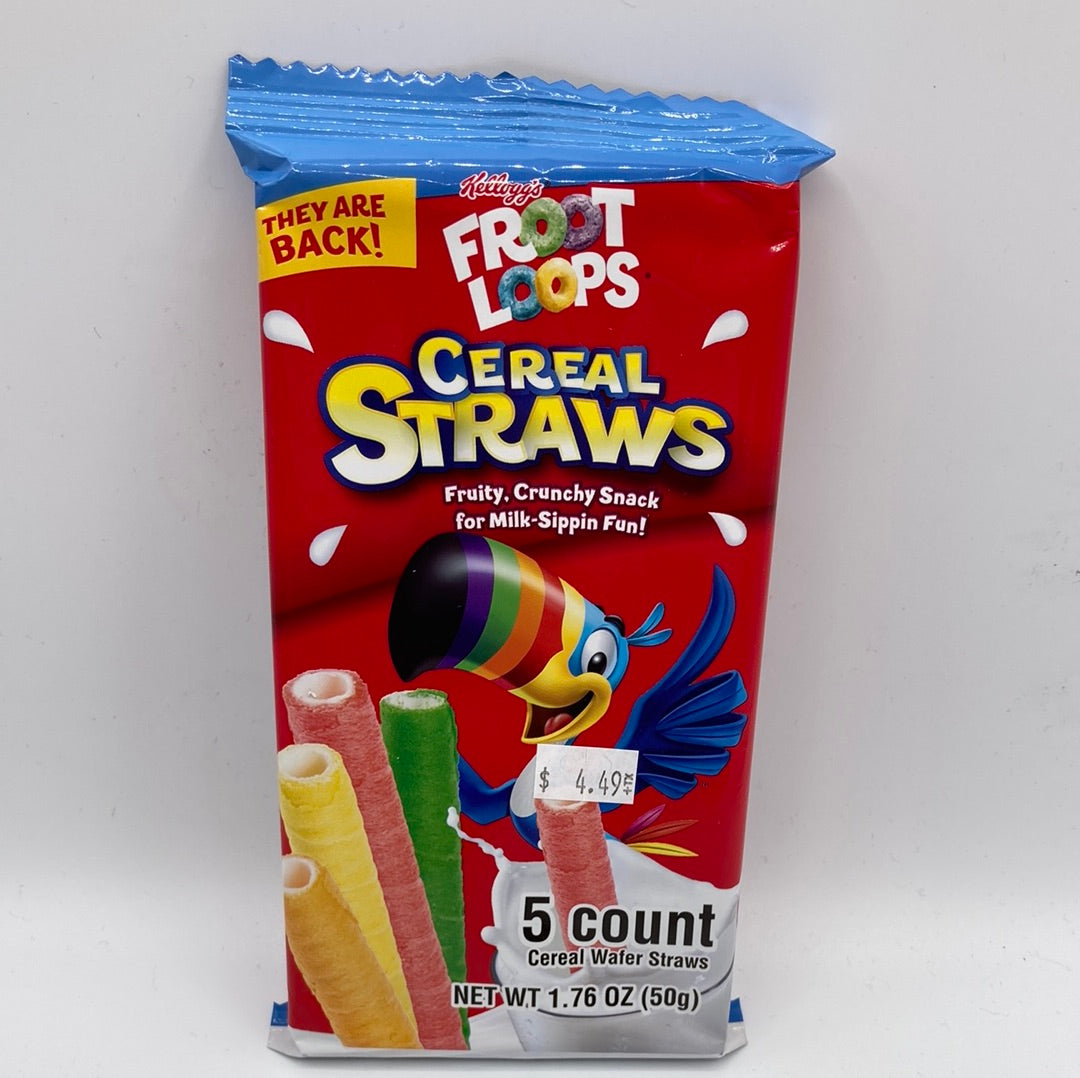 Froot Loops Cereal Straws