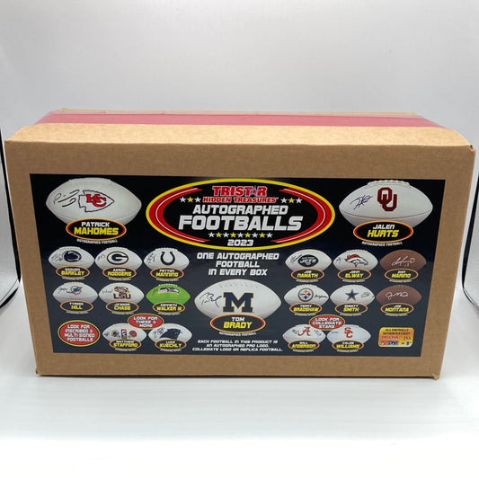 2023 Tristar Hidden Treasures Autographed Footballs