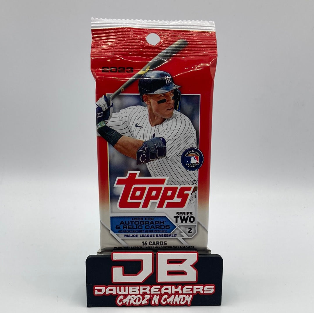 2023 Topps MLB Baseball Series Two Cello Pack Retail