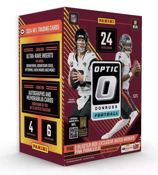 2024 Panini Donruss Optic NFL Football Blaster Box