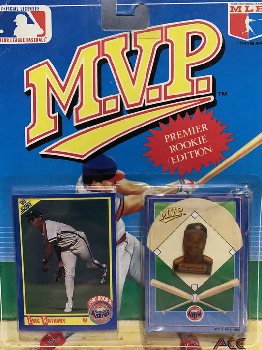 1990 MLB Baseball Eric Anthony Premier Rookie Edition Pin Hanger